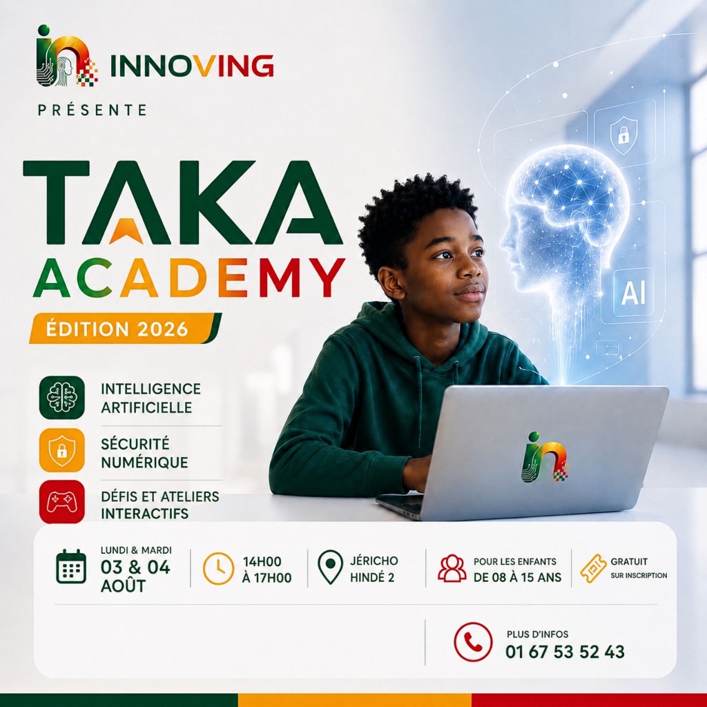 Affiche TAKA Academy Édition 2026 — Innoving